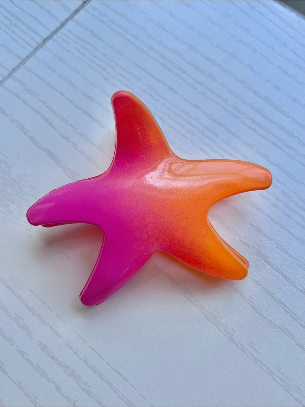Pink & Orange Starfish Resin Decorative Accent